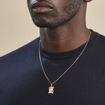 Pendentif Sirona Parchemin Message Or Jaune - Bijoux personnalis&eacute;s Famille | Marc Orian