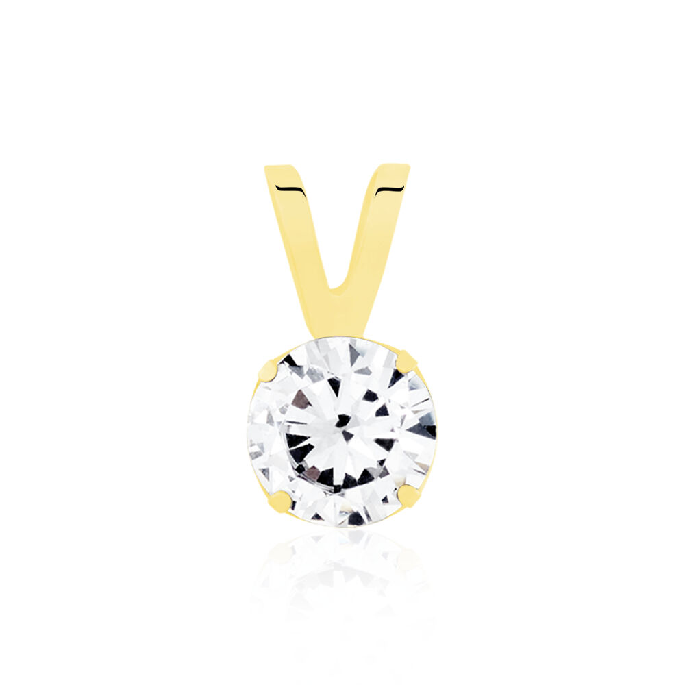 Pendentif Mabila Or Jaune Oxyde De Zirconium - Pendentifs Femme | Marc Orian