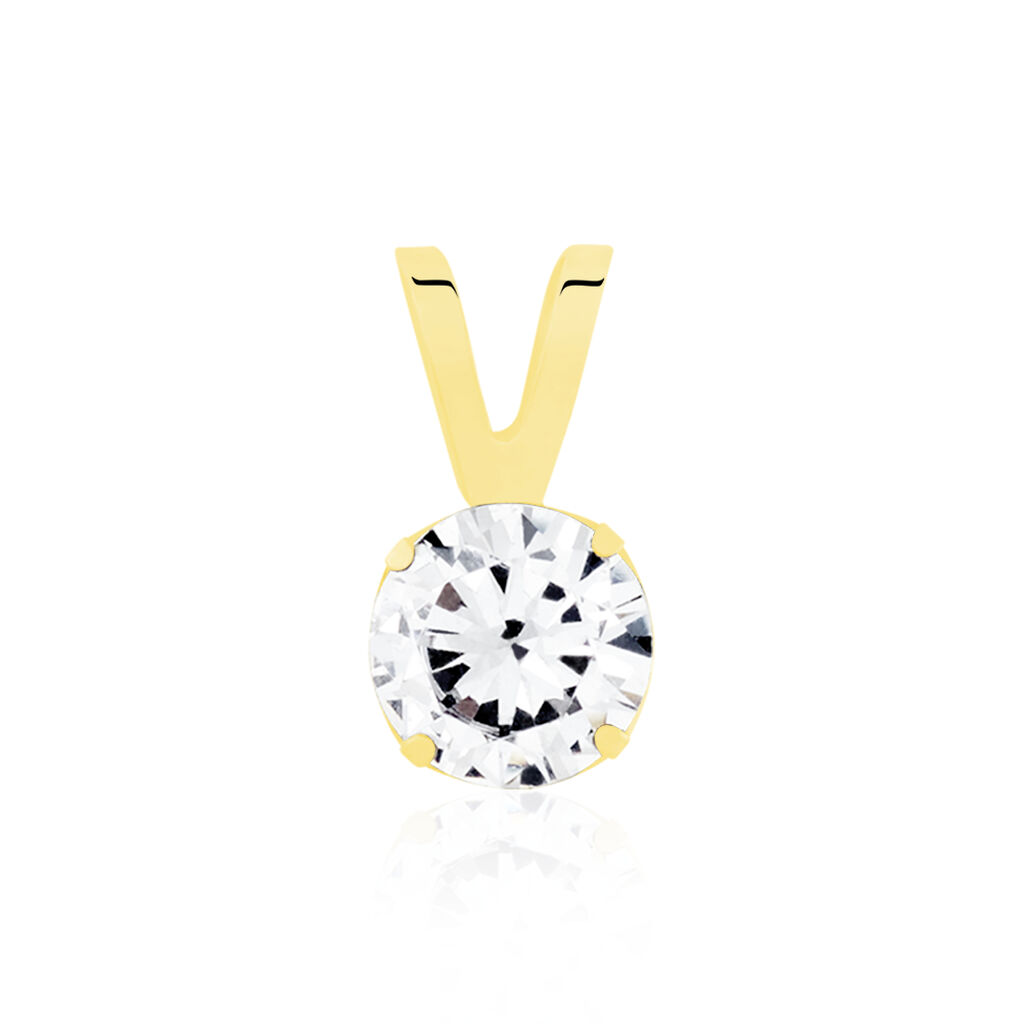 Pendentif Mabila Or Jaune Oxyde De Zirconium - Pendentifs Femme | Marc Orian