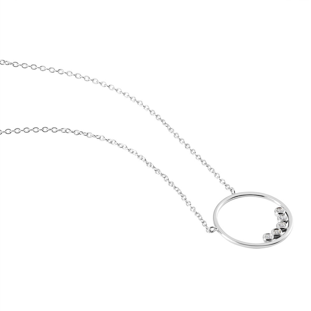 Collier Argent Leonerd Oxydes De Zirconium - Colliers avec pierres Femme | Marc Orian