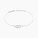 Bracelet Mona Argent Blanc Oxyde De Zirconium - Bracelets chaînes Femme | Marc Orian