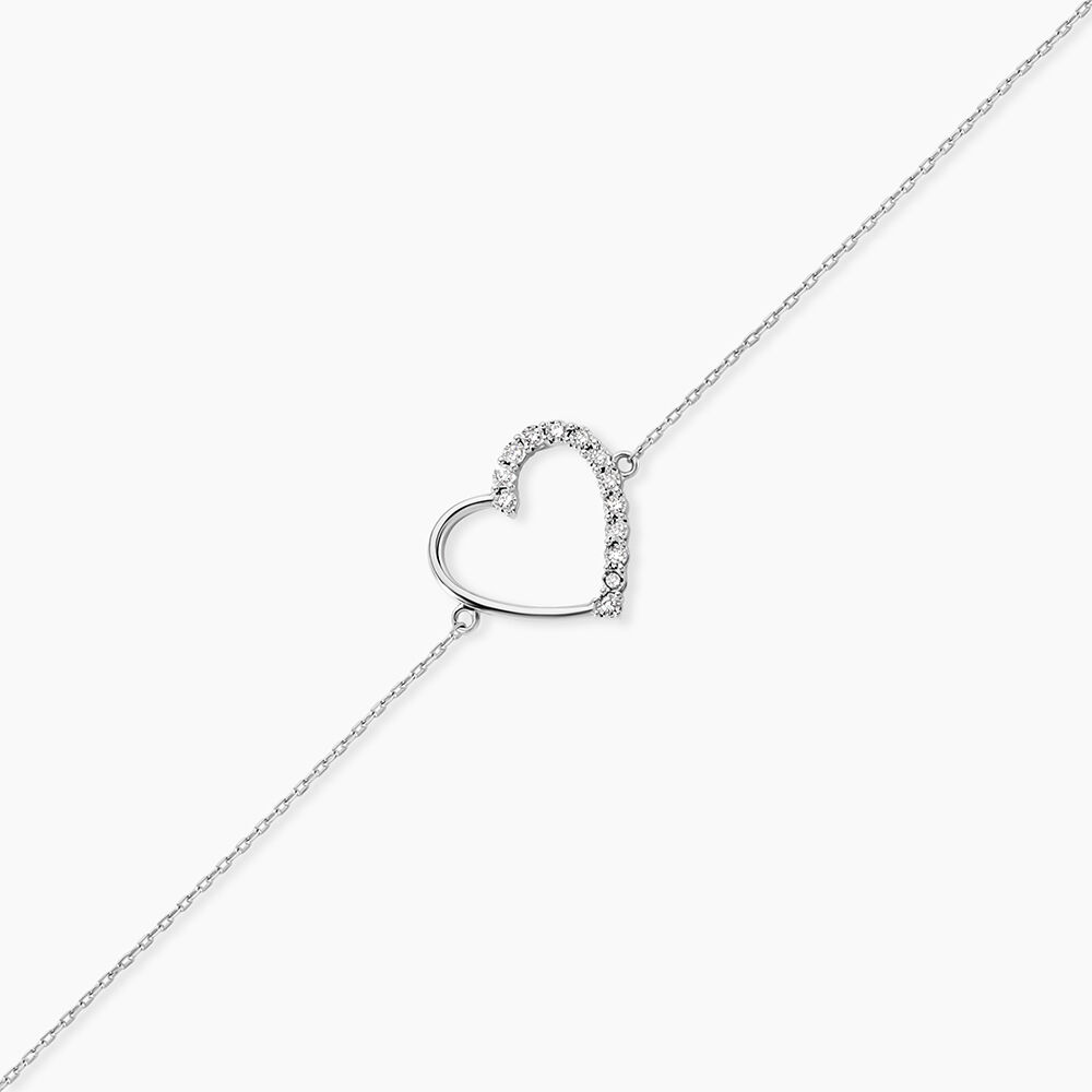 Bracelet Chlora Or Blanc Diamant - Bracelets cha&icirc;nes Femme | Marc Orian