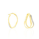 Cr&eacute;oles Ianis Or Bicolore - Cr&eacute;oles Femme | Marc Orian