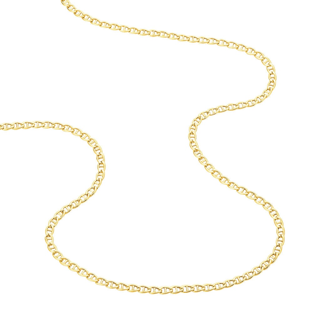 Collier Or Jaune Capucin Maille Marine - Chaines Homme | Marc Orian
