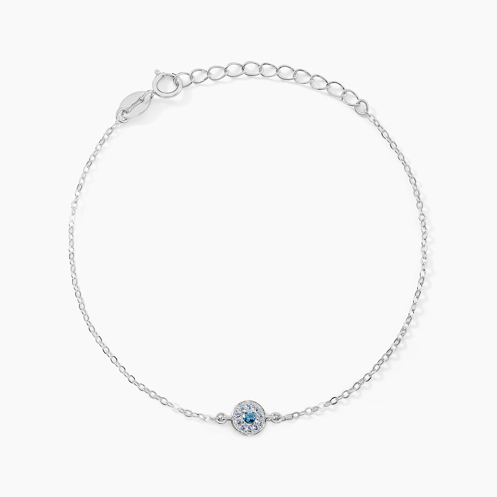 Bracelet Auxana Argent Blanc Oxyde De Zirconium - Bracelets fantaisie Femme | Marc Orian
