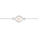 Bracelet Alessia Argent Blanc Perle De Culture Et Oxyde De Zirconium - Bracelets fantaisie Femme | Marc Orian