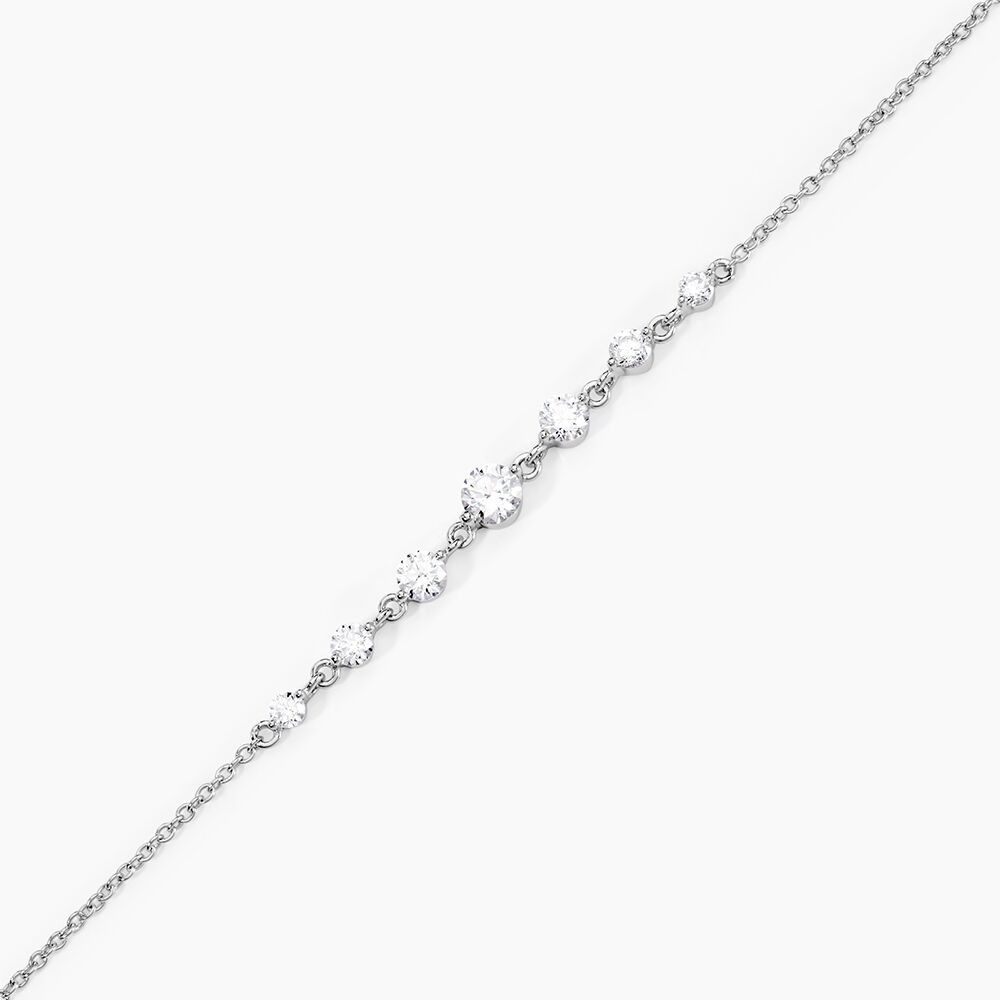 Bracelet Odyssee Argent Blanc Oxyde De Zirconium - Bracelets fantaisie Femme | Marc Orian