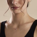 Collier Nylon Argent Blanc Oxyde - Colliers avec pierres Femme | Marc Orian