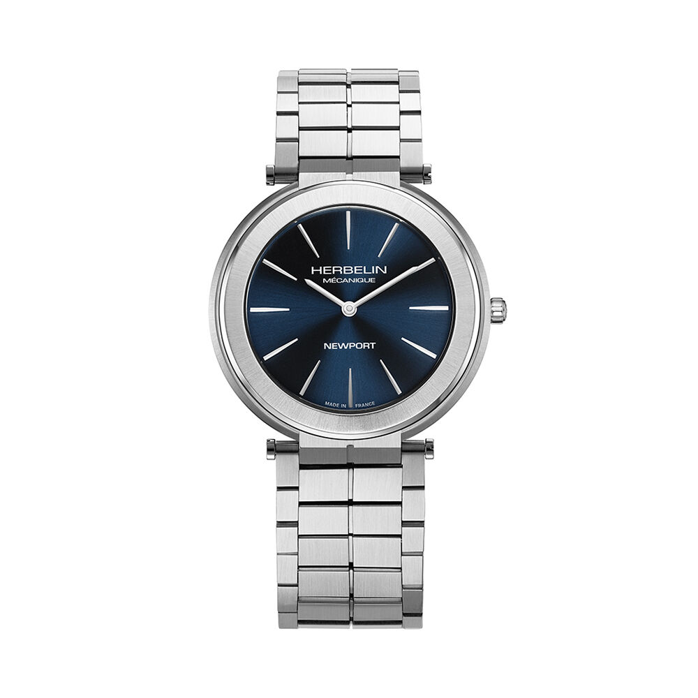 Montre Herbelin Newport Slim Bleu - Montres &eacute;tanches Homme | Marc Orian