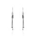 Boucles D'oreilles Pendantes Lassy Argent Blanc - Pendantes Femme | Marc Orian