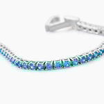Bracelet Rio Argent Blanc Oxyde De Zirconiu - Bracelets fantaisie Femme | Marc Orian