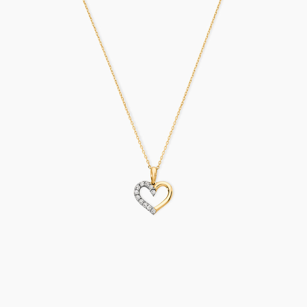Collier Christine Or Jaune Diamant - Colliers avec pierres Femme | Marc Orian