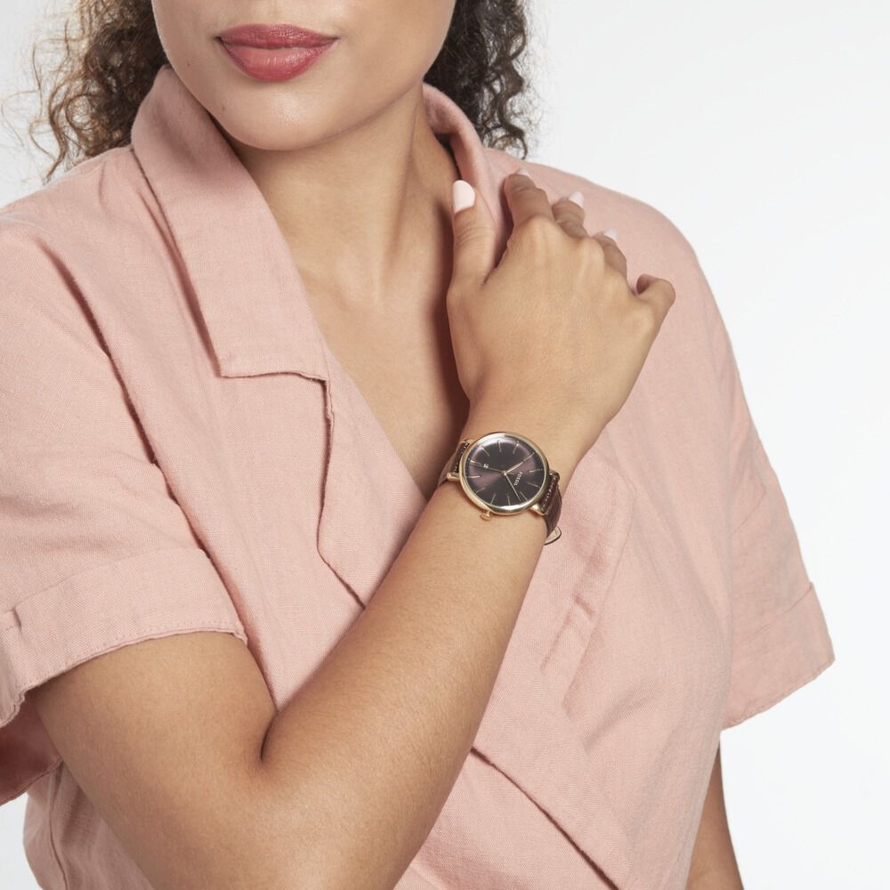 Montre Fossil Jacqueline Three Hand Noir - Montres étanches Femme | Marc Orian