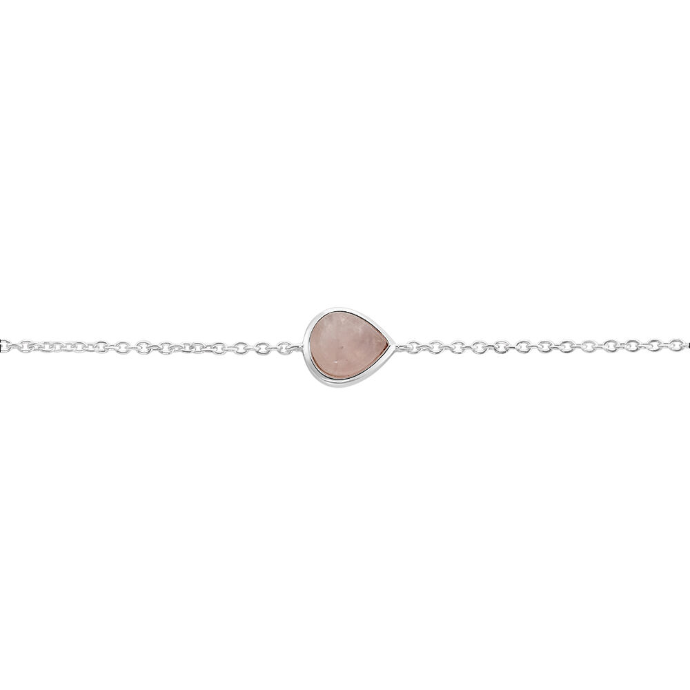 Bracelet Tao Argent Blanc Quartz - Bracelets chaînes Femme | Marc Orian