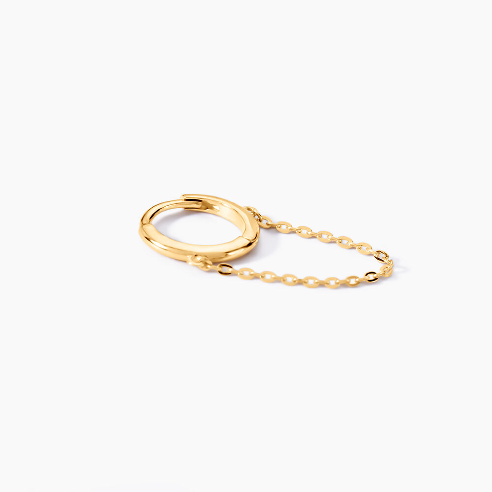 Bijou D'oreille Unitaire Or Jaune Brittani - Piercings d'oreilles Femme | Marc Orian