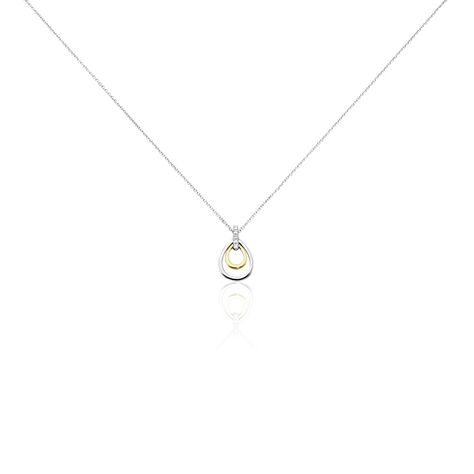 Collier Mariabella Or Bicolore Diamant Blanc - Colliers avec pierres Femme | Marc Orian