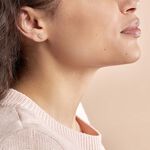 Boucles D'oreilles Puces Edma Or Rose Oxyde De Zirconium - Puces Femme | Marc Orian