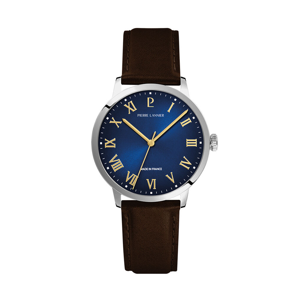 Montre Pierre Lannier Lannier Interval Bleu - Montres &eacute;tanches Homme | Marc Orian