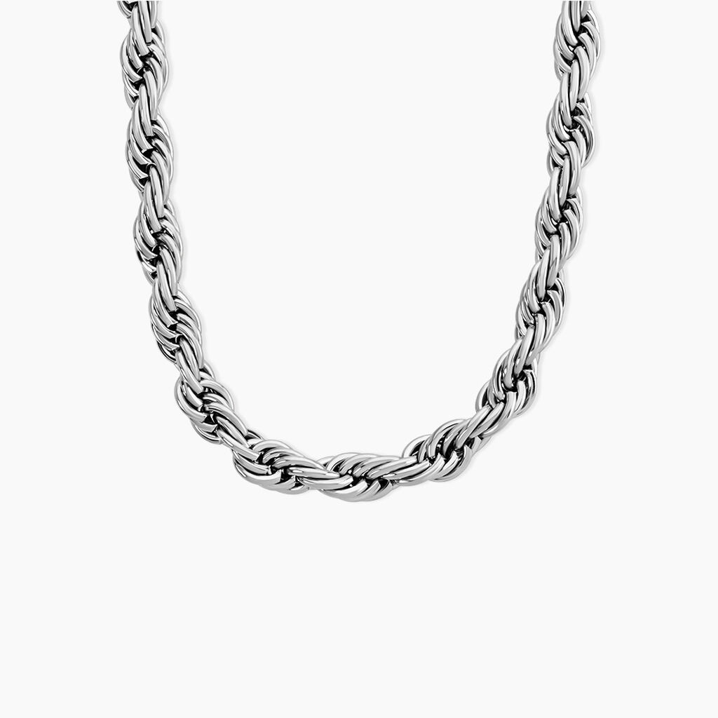 Collier Luisa Acier Blanc - Colliers fantaisie Unisex | Marc Orian