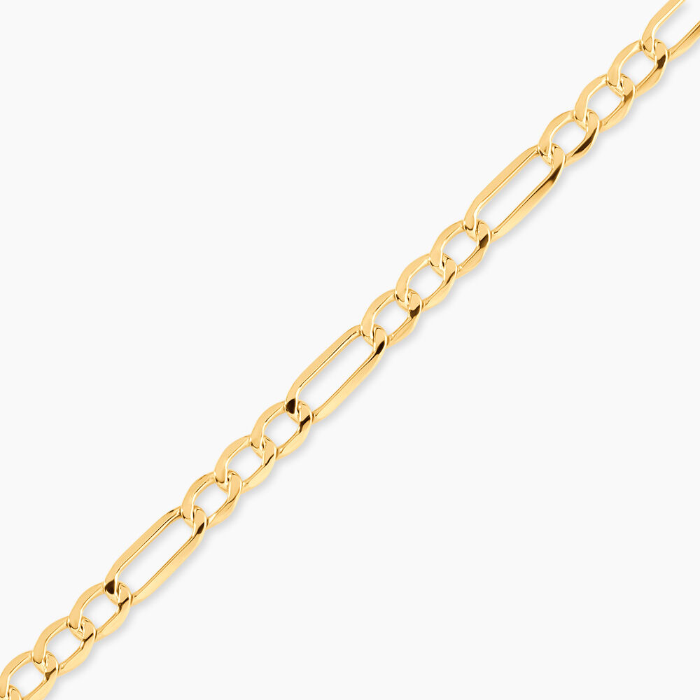 Bracelet Or Jaune Maille Altern&eacute;e 1/3 - Bracelets mailles Femme | Marc Orian