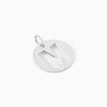 Pendentif Elio M Argent Blanc - Bijoux fantaisie Famille | Marc Orian