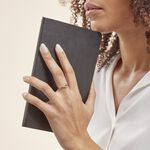 Bague Sculptural Or Blanc Diamant - Bagues pierres pr&eacute;cieuses Femme | Marc Orian