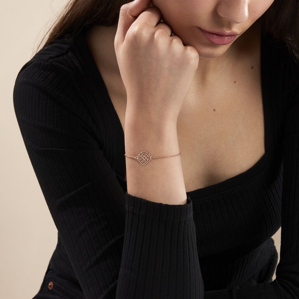 Bracelet Argent Rose Lev - Bracelets chaînes Femme | Marc Orian