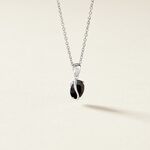 Pendentif Prudencia Or Blanc Saphir - Pendentifs Femme | Marc Orian