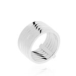 Bague Nyla Argent Blanc - Bagues grosses Femme | Marc Orian