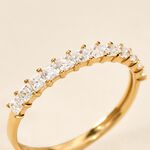 Bague Jahzeel Or Jaune Oxyde De Zirconium - Bagues avec pierre Femme | Marc Orian