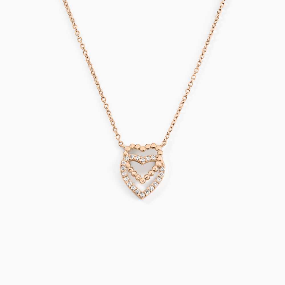 Collier Ottavia Argent Rose Oxyde De Zirconium - Colliers avec pierres Femme | Marc Orian