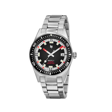 Montre Lip Nautic 3 Noir - Montres automatiques Homme | Marc Orian