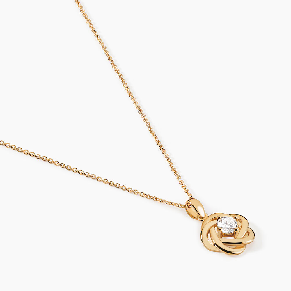 Collier Djanaelle Plaqu&eacute; Or Jaune Oxyde De Zirconium - Colliers avec pierres Femme | Marc Orian