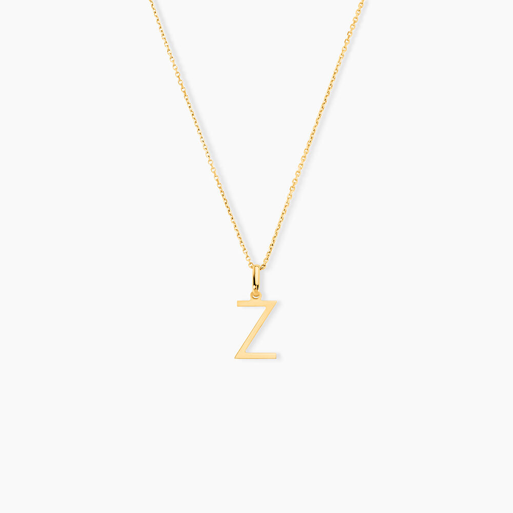 Pendentif Ionia Lettre Or Jaune - Pendentifs Famille | Marc Orian