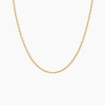 Collier Jerry Argent Dor&eacute; A L'Or 750/1000 - Colliers ete Femme | Marc Orian