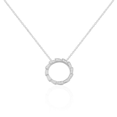 Collier Nevada Argent Blanc Oxyde De Zirconium - Colliers avec pierres Femme | Marc Orian