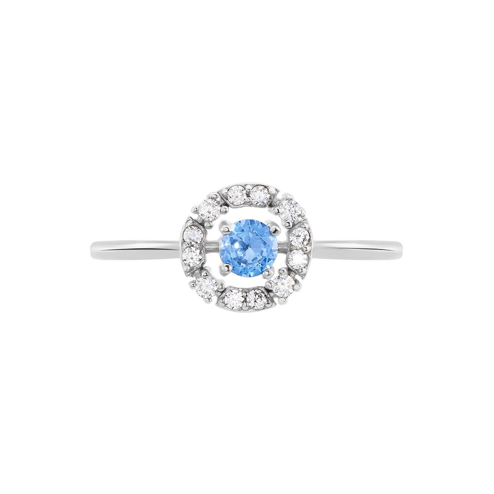 Bague Solitaire Carren Argent Blanc Oxyde De Zirconium - Solitaires Femme | Marc Orian