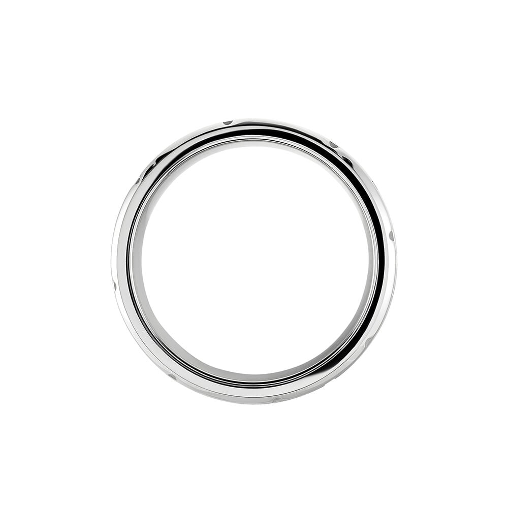Bague Lark Acier Argenté - Bagues grosses Homme | Marc Orian