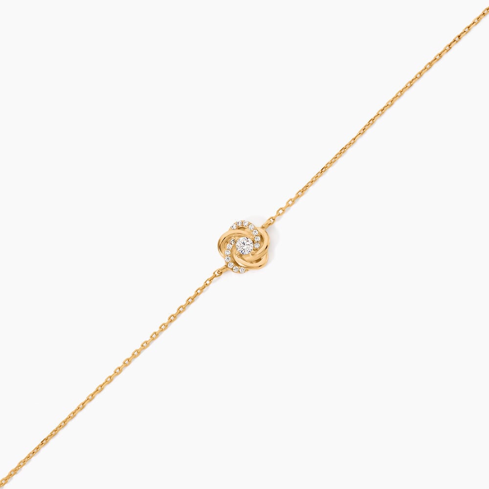 Bracelet Moisette Plaqu&eacute; Or Jaune Oxyde De Zirconium - Bracelets fantaisie Femme | Marc Orian