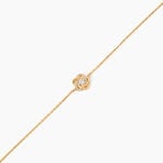 Bracelet Moisette Plaqu&eacute; Or Jaune Oxyde De Zirconium - Bracelets fantaisie Femme | Marc Orian
