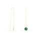 Boucles D'oreilles Pendantes Florica Or Jaune Malachite - Pendantes Femme | Marc Orian