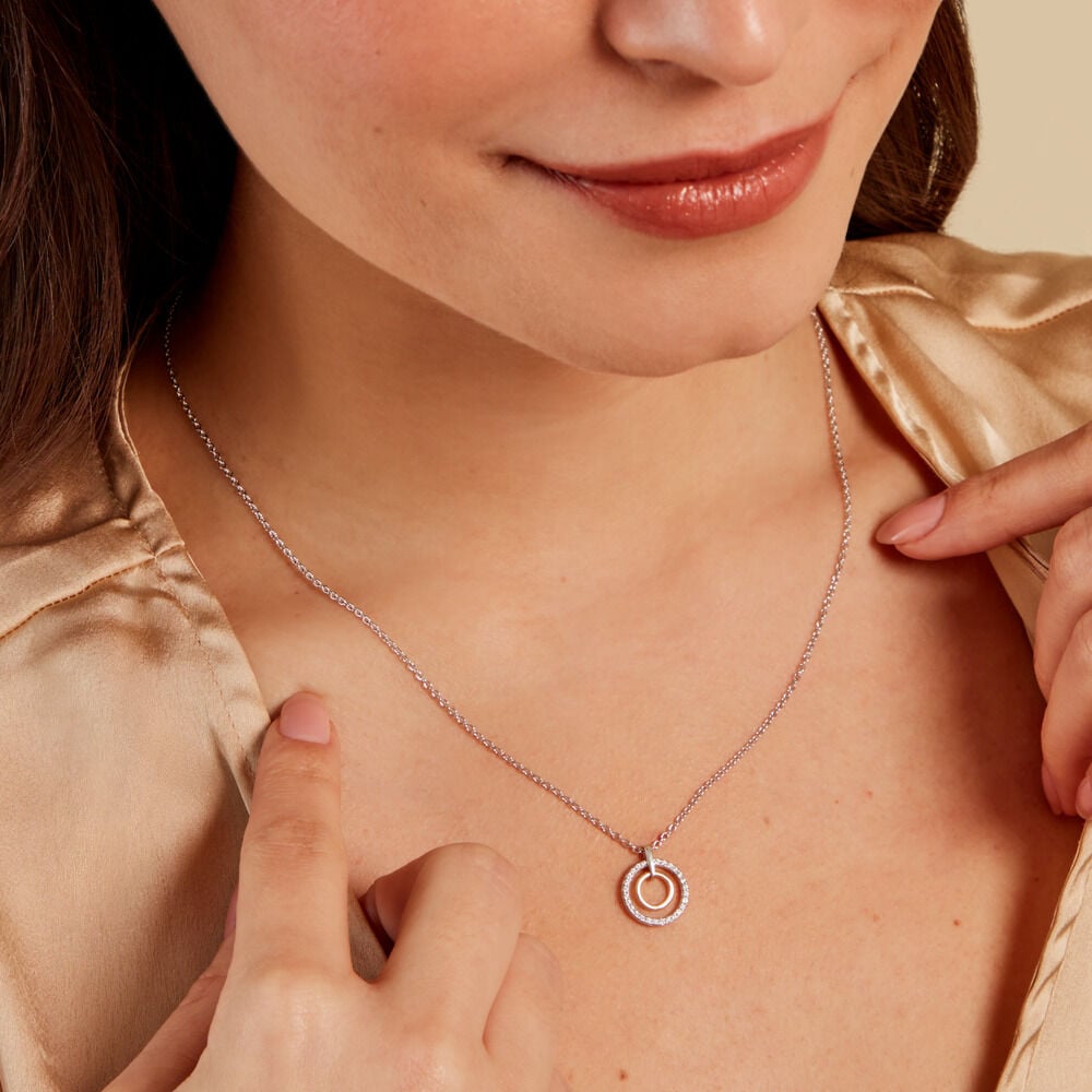 Collier Swane Or Jaune Oxyde De Zirconium - Nouveautés Femme | Marc Orian
