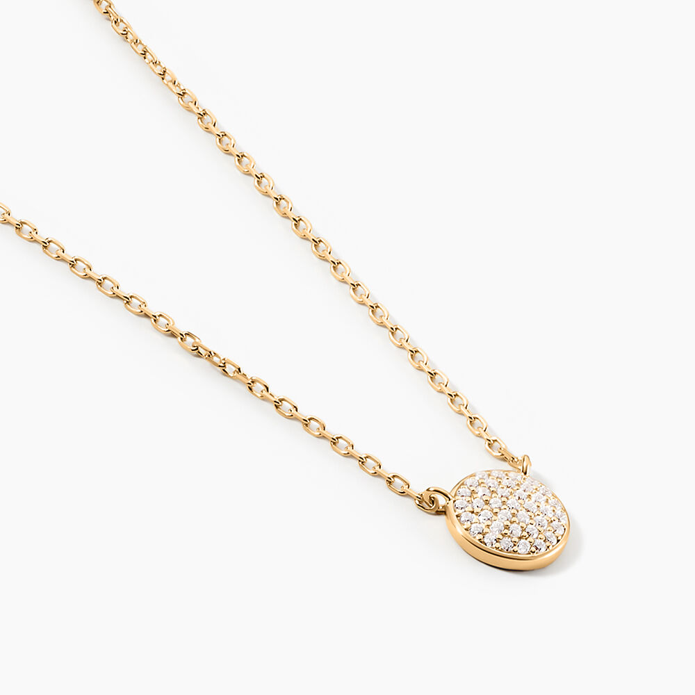 Collier Plaqu&eacute; Or Larraso Oxydes De Zirconium - Colliers avec pierres Femme | Marc Orian