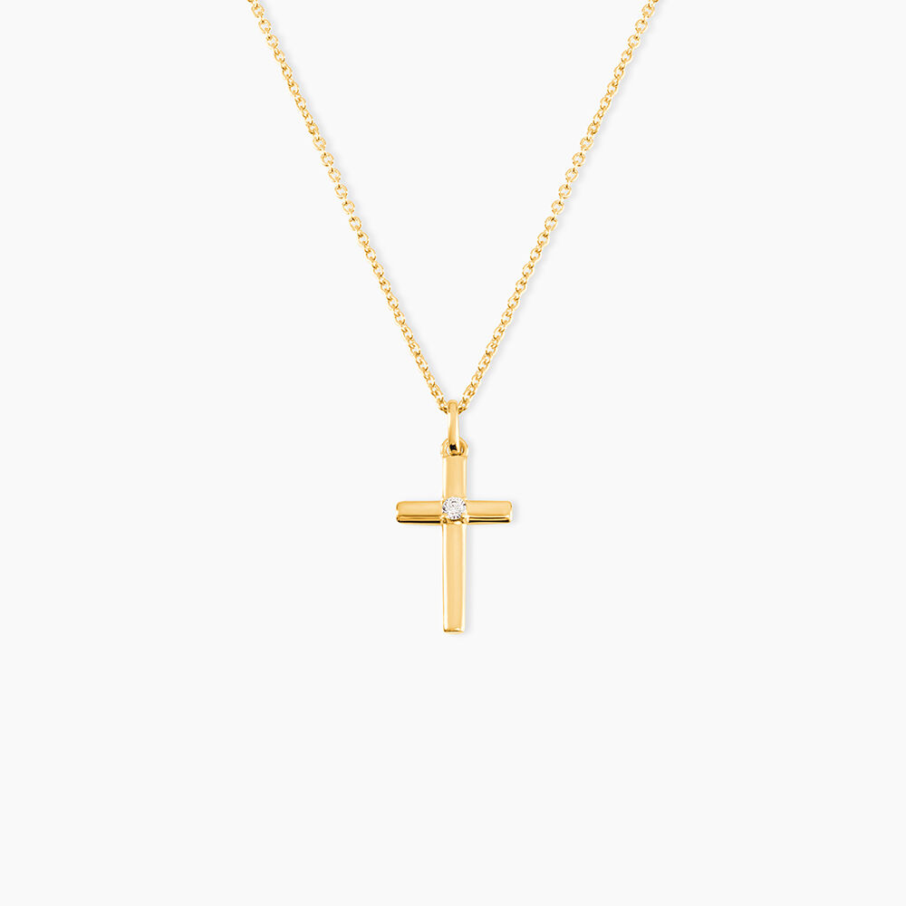 Pendentif Cornell Or Jaune Oxyde De Zirconium - Pendentifs Famille | Marc Orian