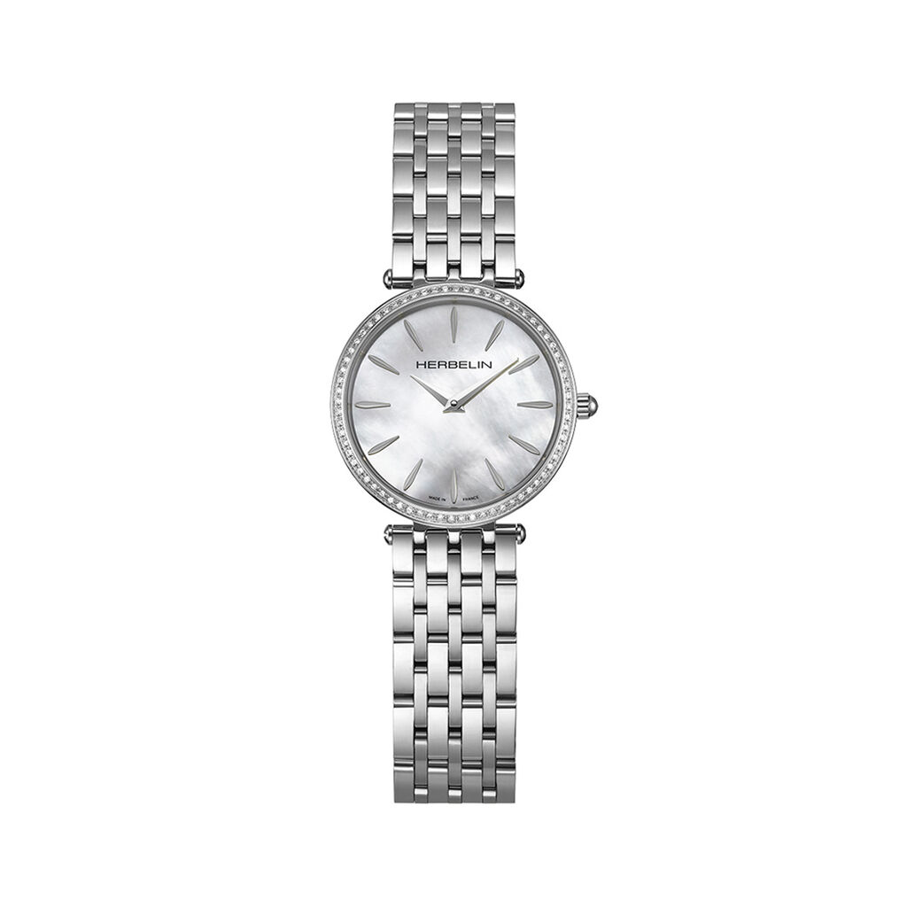 Montre Herbelin Epsilon Nacre Blanche - Montres &eacute;tanches Femme | Marc Orian