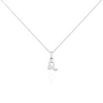 Collier Astra Argent Blanc Oxyde De Zirconium - Colliers avec pierres Femme | Marc Orian