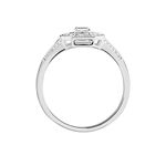 Bague Transmission Or Blanc Diamant - Solitaires Femme | Marc Orian