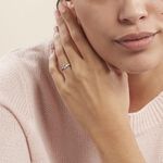 Bague Tarente Or Blanc Topaze Et Oxyde De Zirconium - Bagues pierres fines Femme | Marc Orian