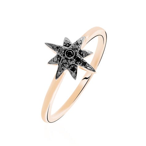 Bague Laetia Or Rose Diamant - Bagues pierres précieuses Femme | Marc Orian