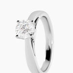 Bague Solitaire Platine Blanc Diamant - Solitaires Femme | Marc Orian